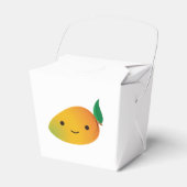 Cute Kawaii Smiling Mango Bedankdoosjes (Voorkant Zijde)