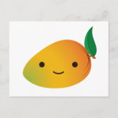 Cute Kawaii Smiling Mango Briefkaart (Voorkant)