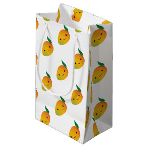 Cute Kawaii Smiling Mango Klein Cadeauzakje