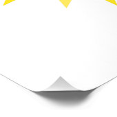 Cute Kawaii Smiling Sun Perfect Poster (Hoek)