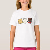 Cute Kawaii Smore Pals T-shirt (Voorkant)