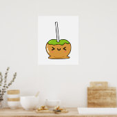 Cute Kawaii Snoep Apple Poster (Keuken)