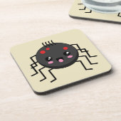 Cute Kawaii Spider Bier Onderzetter (Linkerzijde)