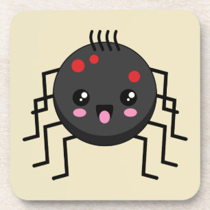 Cute Kawaii Spider Bier Onderzetter