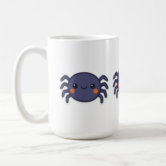 Cute Kawaii Spider Koffiemok (Links)