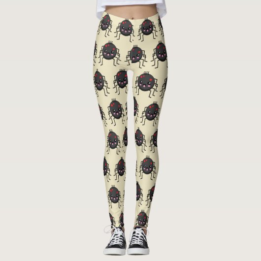 Cute Kawaii Spider Leggings (Voorkant)