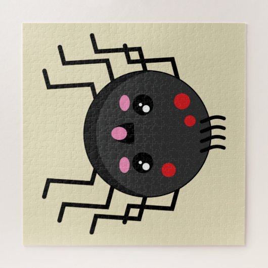 Cute Kawaii Spider Legpuzzel (Horizontaal)
