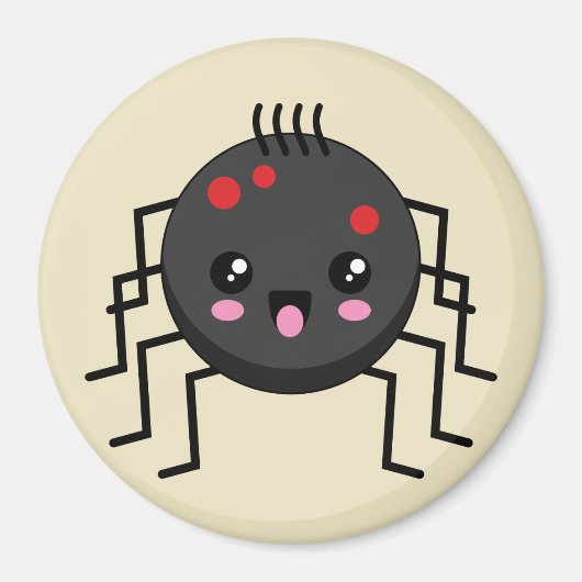 Cute Kawaii Spider Magneet (Voorkant)