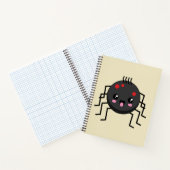 Cute Kawaii Spider Notitieboek (Binnen)