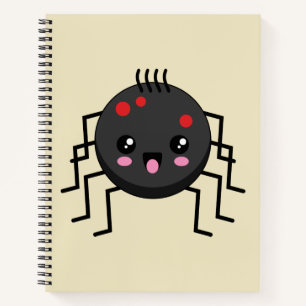 Cute Kawaii Spider Notitieboek