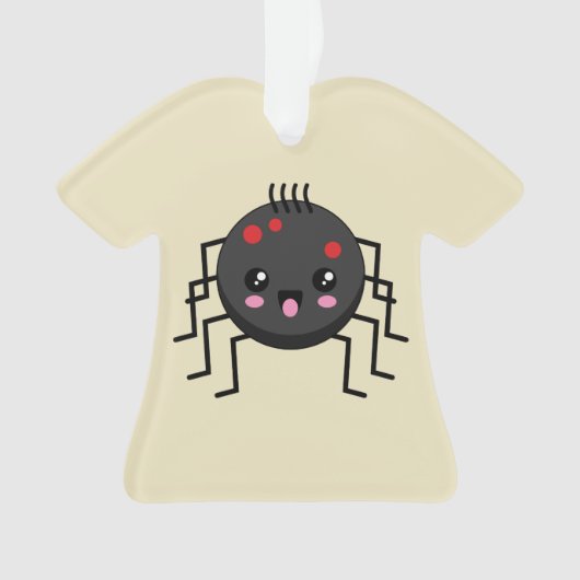 Cute Kawaii Spider Ornament (voorkant)