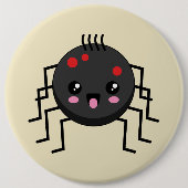 Cute Kawaii Spider Ronde Button 6,0 Cm (Voorkant)