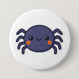 Cute Kawaii Spider Ronde Button 7,6 Cm