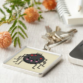 Cute Kawaii Spider Sleutelhanger (Zijkant)
