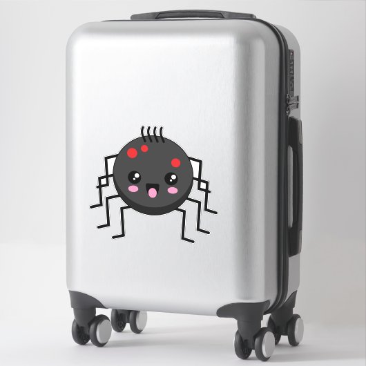 Cute Kawaii Spider Sticker (Koffer)