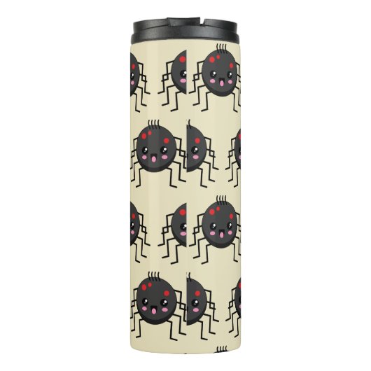 Cute Kawaii Spider Thermosbeker (Achterkant)