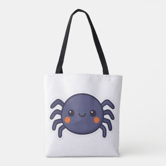 Cute Kawaii Spider Tote Bag (Achterkant)