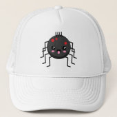 Cute Kawaii Spider Trucker Pet (Voorkant)