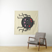 Cute Kawaii Spider Wandkleed (In Situ (horizontaal))