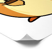 Cute Kawaii Squirrel Poster (Hoek)