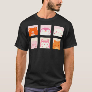 Cute Kawaii Squishies Clothing Mood Harajuku Aesth T-shirt