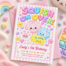 Cute Kawaii Squishies Meisje Verjaardagsfeestje