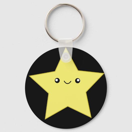 Cute kawaii star sleutelhanger (Voorkant)