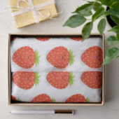 Cute kawaii strawberry cartoon illustration tissuepapier (Geschenk)