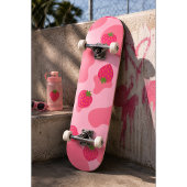 Cute Kawaii Strawberry Koe Pattern Persoonlijk Skateboard