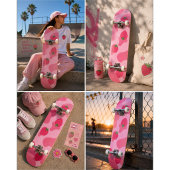Cute Kawaii Strawberry Koe Pattern Persoonlijk Skateboard