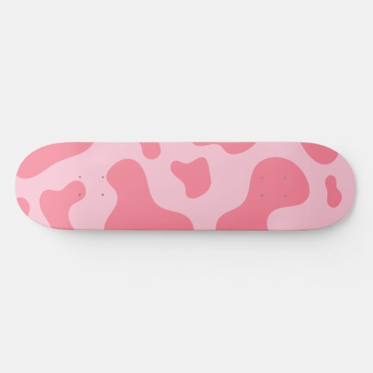 Cute Kawaii Strawberry Koe Pattern Skateboard (Horizontaal)