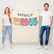 Cute Kawaii Style Cartoon Hamsters op persoonlijke