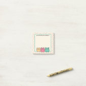 Cute Kawaii Style Cartoon Hamsters op persoonlijke Post-it® Notes (Op bureau)