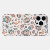 Cute Kawaii Style for Music Lovers and Retro Fans iPhone Hoesje (Achterkant horizontaal)