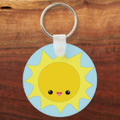 Cute kawaii sunshine sleutelhanger (Voorkant)