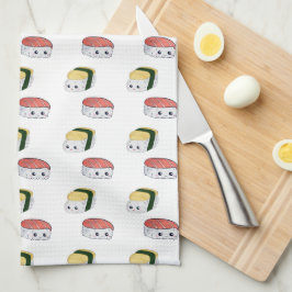 Cute Kawaii Sushi Japanse Food Art Character Maki Theedoek