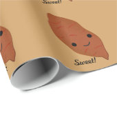 Cute Kawaii Sweet Potato Cadeaupapier (Rol Hoek)