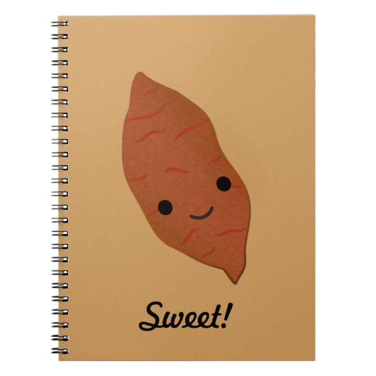 Cute Kawaii Sweet Potato Notitieboek (Voorkant)