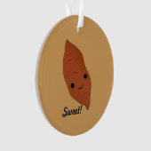 Cute Kawaii Sweet Potato Ornament (voorkant)