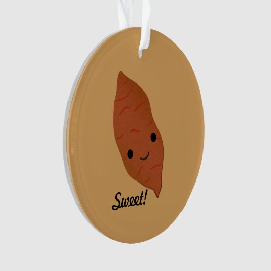 Cute Kawaii Sweet Potato Ornament (voorkant)