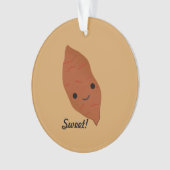 Cute Kawaii Sweet Potato Ornament (voorkant)