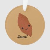 Cute Kawaii Sweet Potato Ornament (voorkant)