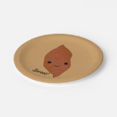 Cute Kawaii Sweet Potato Papieren Bordje (Gekanteld)