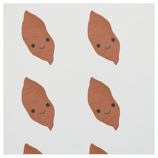 Cute Kawaii Sweet Potato Stof (Swatch)