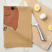 Cute Kawaii Sweet Potato Theedoek (Quarter Fold)