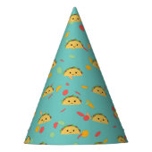 Cute Kawaii Taco Pattern Feesthoedjes (Voorkant)