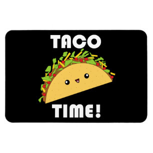 Cute kawaii Taco Time! Magneet
