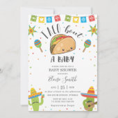 Cute Kawaii Taco'Bout a Baby Fiesta Baby shower Kaart (Voorkant)