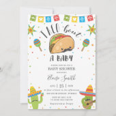 Cute Kawaii Taco'Bout a Baby Fiesta Baby shower Kaart (Voorkant)