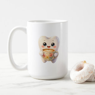 Cute Kawaii Tandheelkundige Koffie Liefhebber Mok